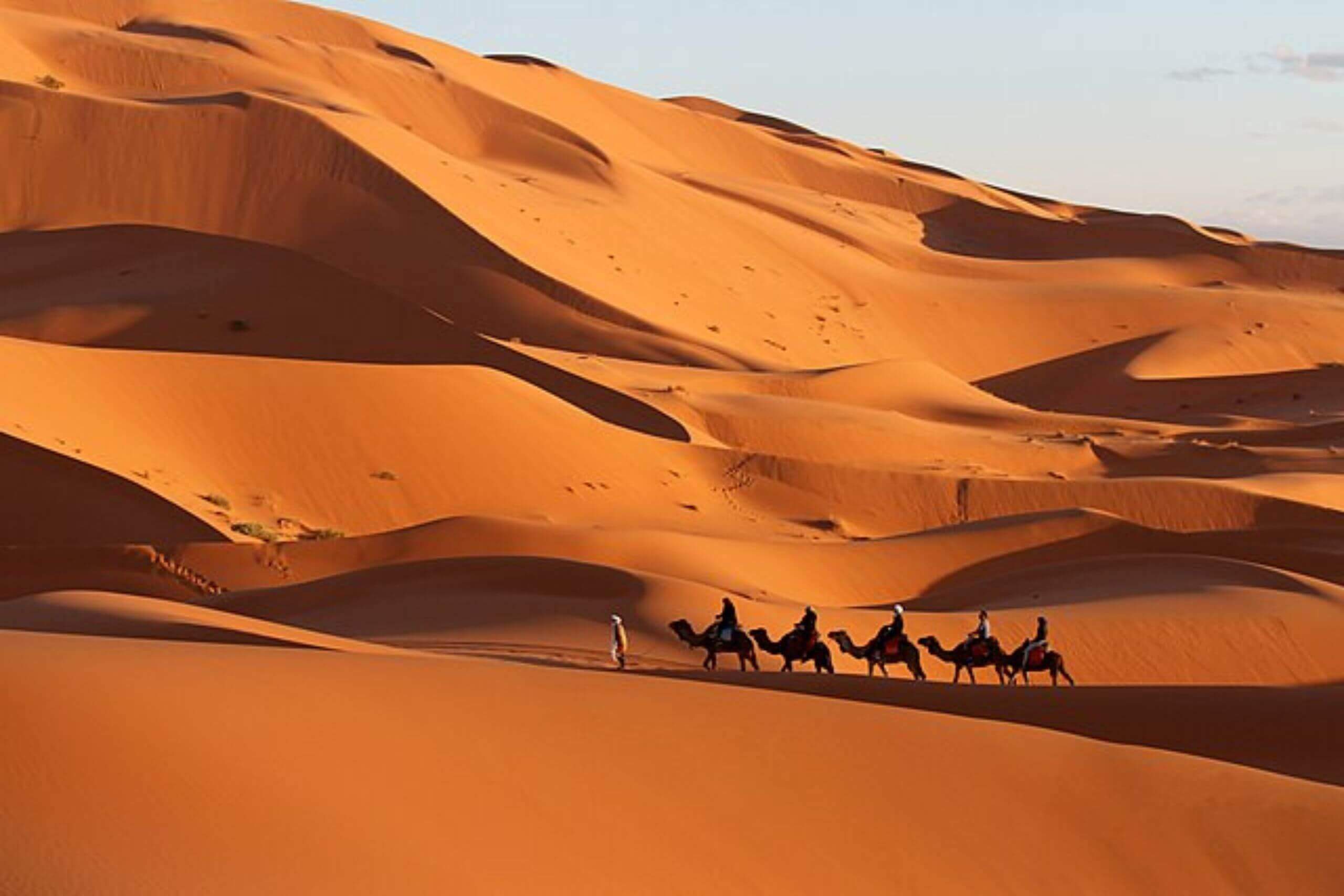 panorama sur le désert de Merzouga