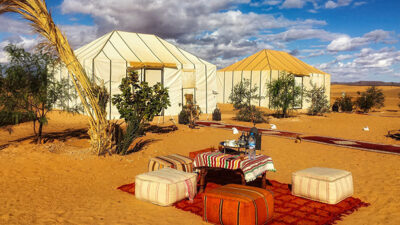 tente berbère à Merzouga